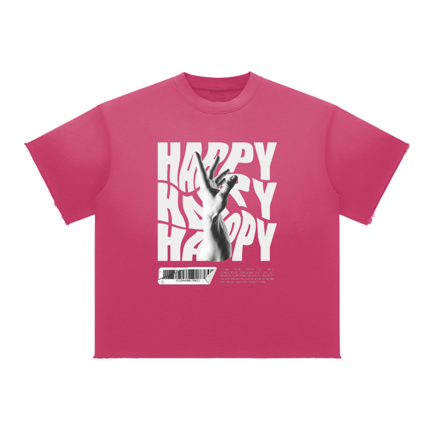 Sun Fade Raw Edge T-Shirt