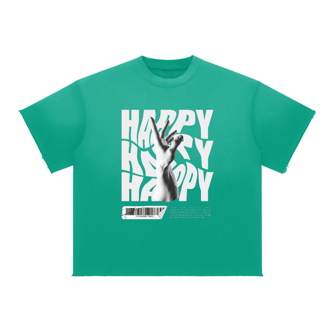 Sun Fade Raw Edge T-Shirt