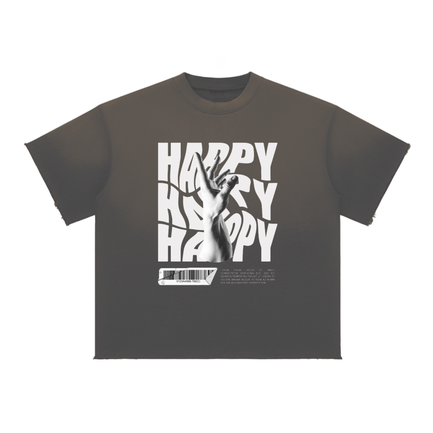 Sun Fade Raw Edge T-Shirt